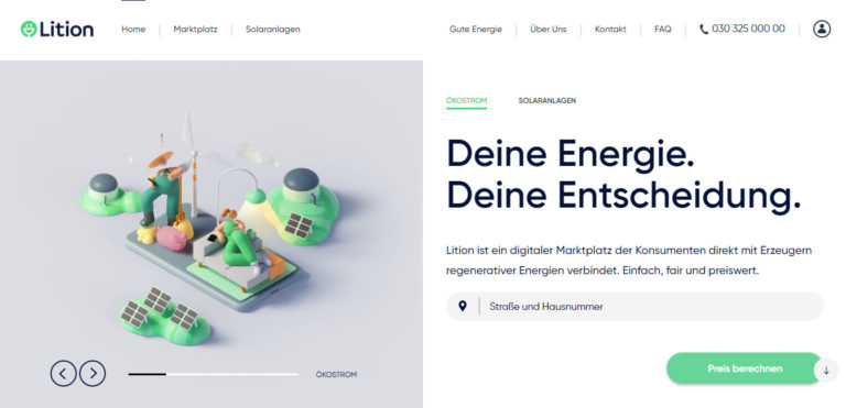 Lition Energie – der Energiemarktplatz