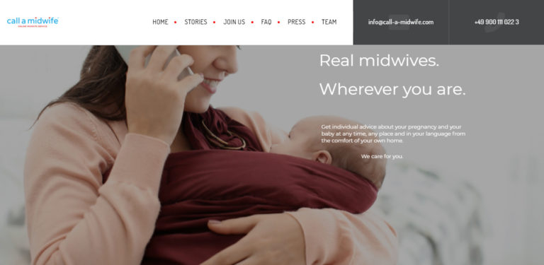 call-a-midwife – die digitale Hebammen-Hotline