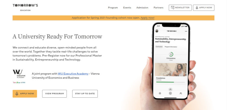 Tomorrow’s Education vergibt virtuelle Unternehmensbeteiligungen an die ersten 50 Absolventen des digitalen Professional Masterprogramms