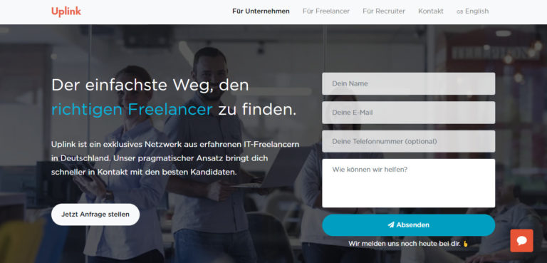 Uplink hilft Unternehmen den passenden Entwickler zu finden