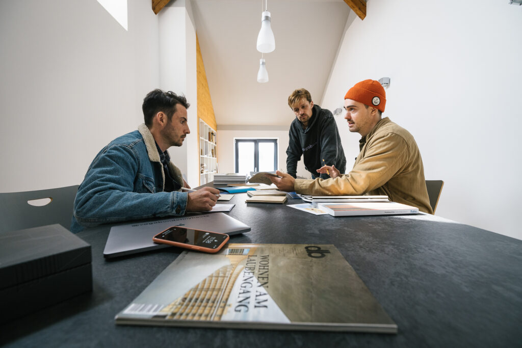 Andreas Müllner, Luca Knipp und Michael Leitner von Vagabundo